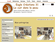 Tablet Screenshot of eaglecreations-31.com